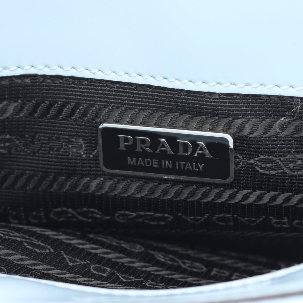 Prada Blue SPAZZOLATO Edition Handbag Leather - Picture 3 of 6